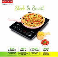 USHA by Usha 2000 W Induction Cooktop Touch Panel(Black, CJ2000WTC)