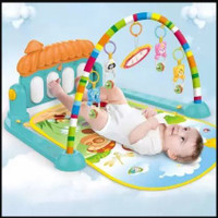 himanshu tex Musical Kick and Play Newborn Mat with Piano, Fitness Rack Activity Toys(Multicolor)