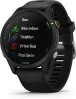 GARMIN Forerunner 255 Music, GPS Running Smartwatch, Advanced Insight, Training Effect Smartwatch(Black Strap, M)