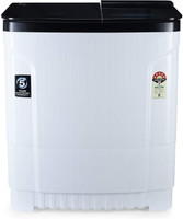 Godrej 8 kg 5 Star with Tri- Roto Scrub Pulsator Washing Machine Semi Automatic Top Load Black, White(WSEDGE ULT 80 5.0 DB2M CSBK)