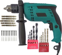 Inditrust 900W 13mm Impact Drill machine with 5pc W 5pc M 20pc Gitti Screw & 5pc Ph2 +- Pistol Grip Drill(13 mm Chuck Size)