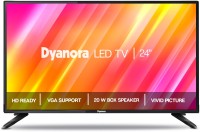 Dyanora 60 cm (24 inch) HD Ready LED TV with Noise Reduction, Cinema Zoom, Powerful Audio Box Speakers(DY-LD24H0N)