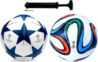 SVPAS COMBO FOOTBALL WITH AIR PUMP Football - Size: 5(Standard, Pack of 2)