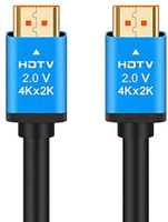 ELECTRO WOLF HDMI Cable 25 m 4K UHD High Speed 18Gbps HDMI 2.0 Cord 4K@60Hz, 2160p,Ethernet, ARC Audio Return(Compatible with TV, Monitor, Computer, Laptop, Smart TV, Xbox, PS4, Set Top Box, Black, One Cable)