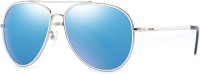 PARIM Aviator Sunglasses(For Men & Women, Blue)