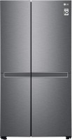 View LG 688 L Frost Free Side by Side Inverter Technology Star Refrigerator(Dark Graphite Steel, GC-B257KQDV)  Price Online