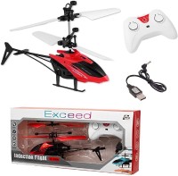 Mayne Flying Remote Control RC Induction Type 2-in-1 Indoor Outdoor Helicopter(Multicolor)