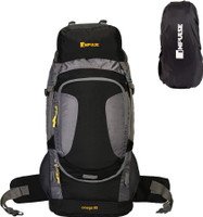 IMPULSE Rucksack bag travel bag for men tourist bag backpack for hiking trekking camping Rucksack  - 65 L(Black)