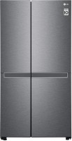 LG 688 L Frost Free Side by Side Inverter Technology Star Refrigerator(Dazzle Steel, GC-B257KQDV)   Refrigerator  (LG)