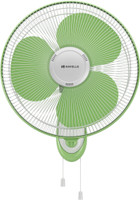 HAVELLS Gatik Neo 400 mm 3 Blade Wall Fan(White Green, Pack of 1)