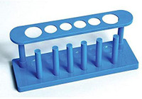 Elecopto (6 Hole) Plastic Test Tube Rack(Test Tube Stand (6 Hole) Blue)