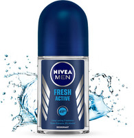 NIVEA Fresh Active Deodorant Roll-on  -  For Men(50 ml)