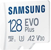 SAMSUNG v30 EVO PLUS SPEED UP TO 130MB/S SUPPORT 4K ULTRA HD 128 GB MicroSD Card Class 10 130 MB/s  Memory Card