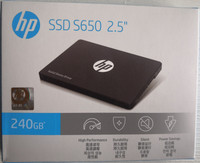 HP S650 240 GB Laptop, Desktop, Surveillance Systems, All in One PC's Internal Solid State Drive (SSD) (S650)(Interface: SATA, Form Factor: 2.5 Inch)