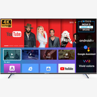 CORNEA Bezelless 139.7 cm (55 inch) Ultra HD (4K) LED Smart Android TV(55CORFLS05)