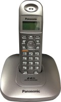 View Panasonic KX-TG3611SXM Cordless Landline Phone(Grey) Home Appliances Price Online(Panasonic)