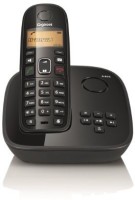 View Gigaset A495 Cordless Landline Phone with Answering Machine(Black)  Price Online