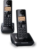 View Panasonic KX-TG2712 Cordless Landline Phone(Black) Home Appliances Price Online(Panasonic)