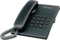 View Panasonic KX-TS500MX Corded Landline Phone(Black) Home Appliances Price Online(Panasonic)