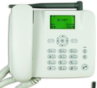 A Connect Z F316 PH-01 Cordless Landline Phone with Answering Machine(White)   Home Appliances  (A Connect Z)