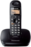 View Panasonic KX-TG3611SXB Cordless Landline Phone(Black) Home Appliances Price Online(Panasonic)