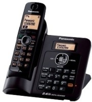 View Panasonic KX-TG3811SXB Cordless Landline Phone(Black) Home Appliances Price Online(Panasonic)