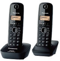 View Panasonic KXTG3412 BXH Cordless Landline Phone(Black)  Price Online