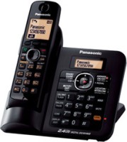 View Panasonic KXTG-3821SX Cordless Landline Phone(Black) Home Appliances Price Online(Panasonic)