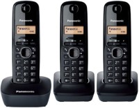 Panasonic KX-TG 1613 Cordless Landline Phone(Black)