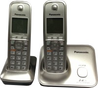 View Panasonic KX-TG3712SXN Cordless Landline Phone(Silver) Home Appliances Price Online(Panasonic)