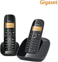 View Gigaset A490 Duo Cordless Landline Phone(Black) Home Appliances Price Online(Gigaset)