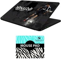 FineArts Football - LS5677 Laptop Skin and Mouse Pad Combo Set(Multicolor)   Laptop Accessories  (FineArts)