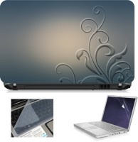 Print Shapes Grey Leaf Design Combo Set(Multicolor)   Laptop Accessories  (Print Shapes)