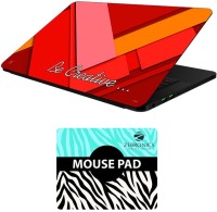 FineArts Quotes - LS5769 Laptop Skin and Mouse Pad Combo Set(Multicolor)   Laptop Accessories  (FineArts)