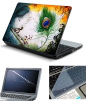 Namo Art 3in1 Laptop Skins with Screen Guard and Key Protector HQ1064 Combo Set(Multicolor)   Laptop Accessories  (Namo Art)