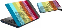 meSleep Paisley Multicolor Laptop Skin 243 Combo Set(Multicolor)   Laptop Accessories  (meSleep)
