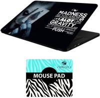 FineArts Quotes - LS5840 Laptop Skin and Mouse Pad Combo Set(Multicolor)   Laptop Accessories  (FineArts)