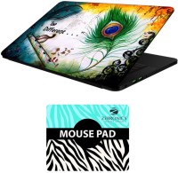 FineArts Quotes - LS5854 Laptop Skin and Mouse Pad Combo Set(Multicolor)   Laptop Accessories  (FineArts)