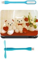 Print Shapes Teddy Bears Combo Set(Multicolor)   Laptop Accessories  (Print Shapes)