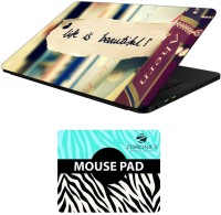 FineArts Quotes - LS5939 Laptop Skin and Mouse Pad Combo Set(Multicolor)   Laptop Accessories  (FineArts)