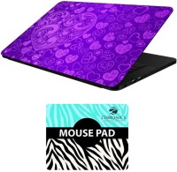 FineArts Floral - LS5599 Laptop Skin and Mouse Pad Combo Set(Multicolor)   Laptop Accessories  (FineArts)