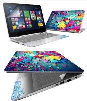 FineArts Paper Star 4 in 1 Laptop Skin Pack with Screen Guard, Key Protector and Palmrest Skin Combo Set(Multicolor)   Laptop Accessories  (FineArts)