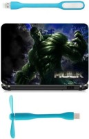 Print Shapes Hulk 3D Combo Set(Multicolor)   Laptop Accessories  (Print Shapes)