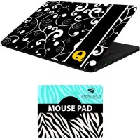 View FineArts Alphabet Design - LS5261 Laptop Skin and Mouse Pad Combo Set(Multicolor) Laptop Accessories Price Online(FineArts)