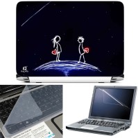FineArts Propose At Night 3 in 1 Laptop Skin Pack With Screen Guard & Key Protector Combo Set(Multicolor)   Laptop Accessories  (FineArts)