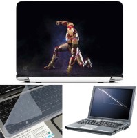 FineArts Iron Man on Ground 3 in 1 Laptop Skin Pack With Screen Guard & Key Protector Combo Set(Multicolor)   Laptop Accessories  (FineArts)