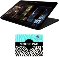 FineArts Football - LS5679 Laptop Skin and Mouse Pad Combo Set(Multicolor)   Laptop Accessories  (FineArts)
