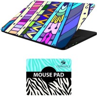 FineArts Abstract Art - LS5063 Laptop Skin and Mouse Pad Combo Set(Multicolor)   Laptop Accessories  (FineArts)