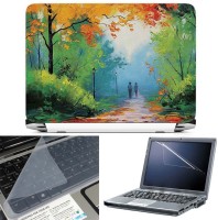 View FineArts Painitng Two Children 3 in 1 Laptop Skin Pack With Screen Guard & Key Protector Combo Set(Multicolor) Laptop Accessories Price Online(FineArts)
