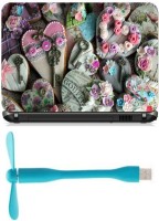 Print Shapes hearts cookies gifts holiday love keys Combo Set(Multicolor)   Laptop Accessories  (Print Shapes)
